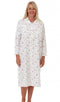 Marlon Trudie Collared Brushed Cotton Nightdress